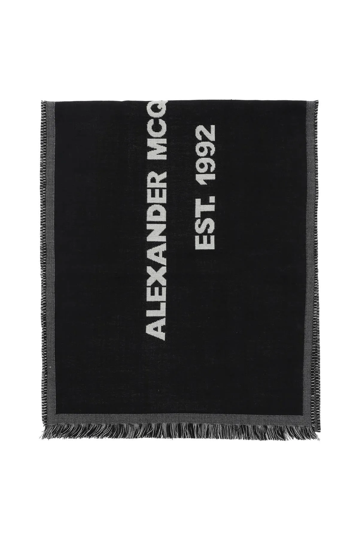 Alexander Mcqueen Mcqueen Graffiti Oversized Scarf