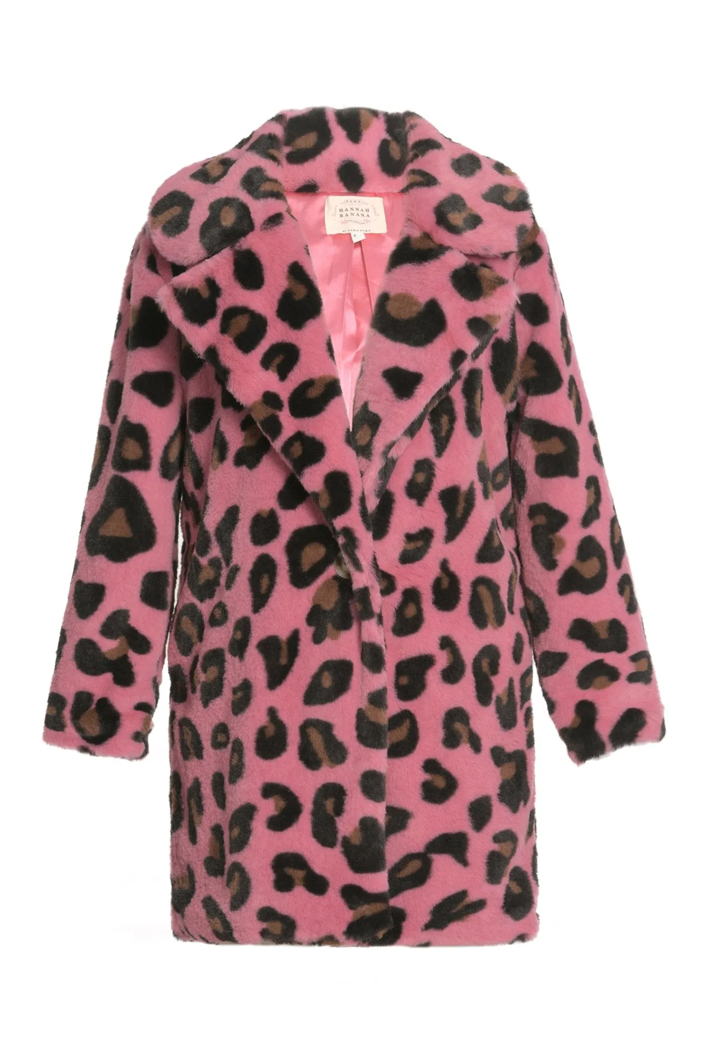 Animal Print Faux Fur Coat (A37105)