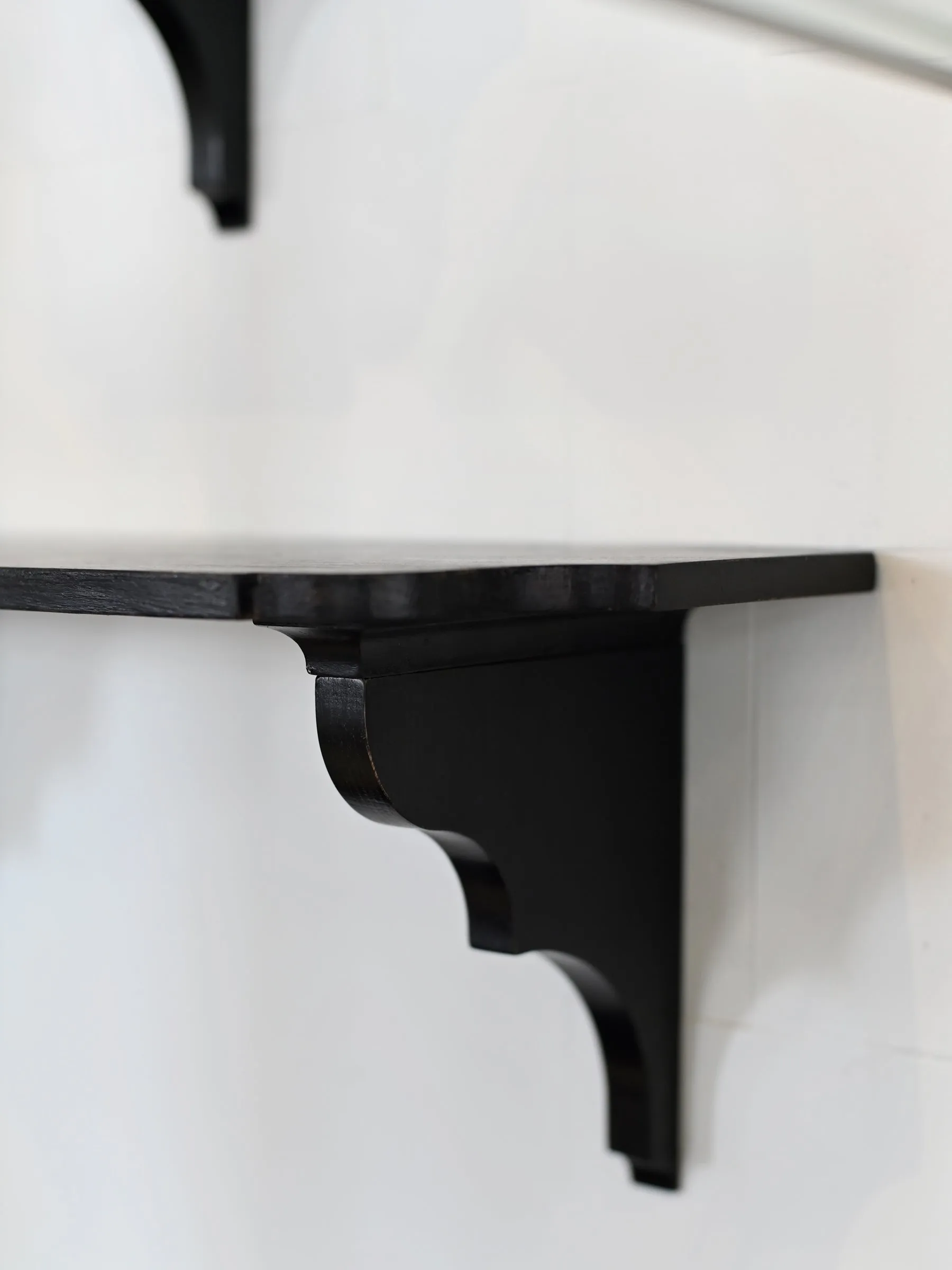Arlette Shelf (Size 2) - Black Waxed Finish