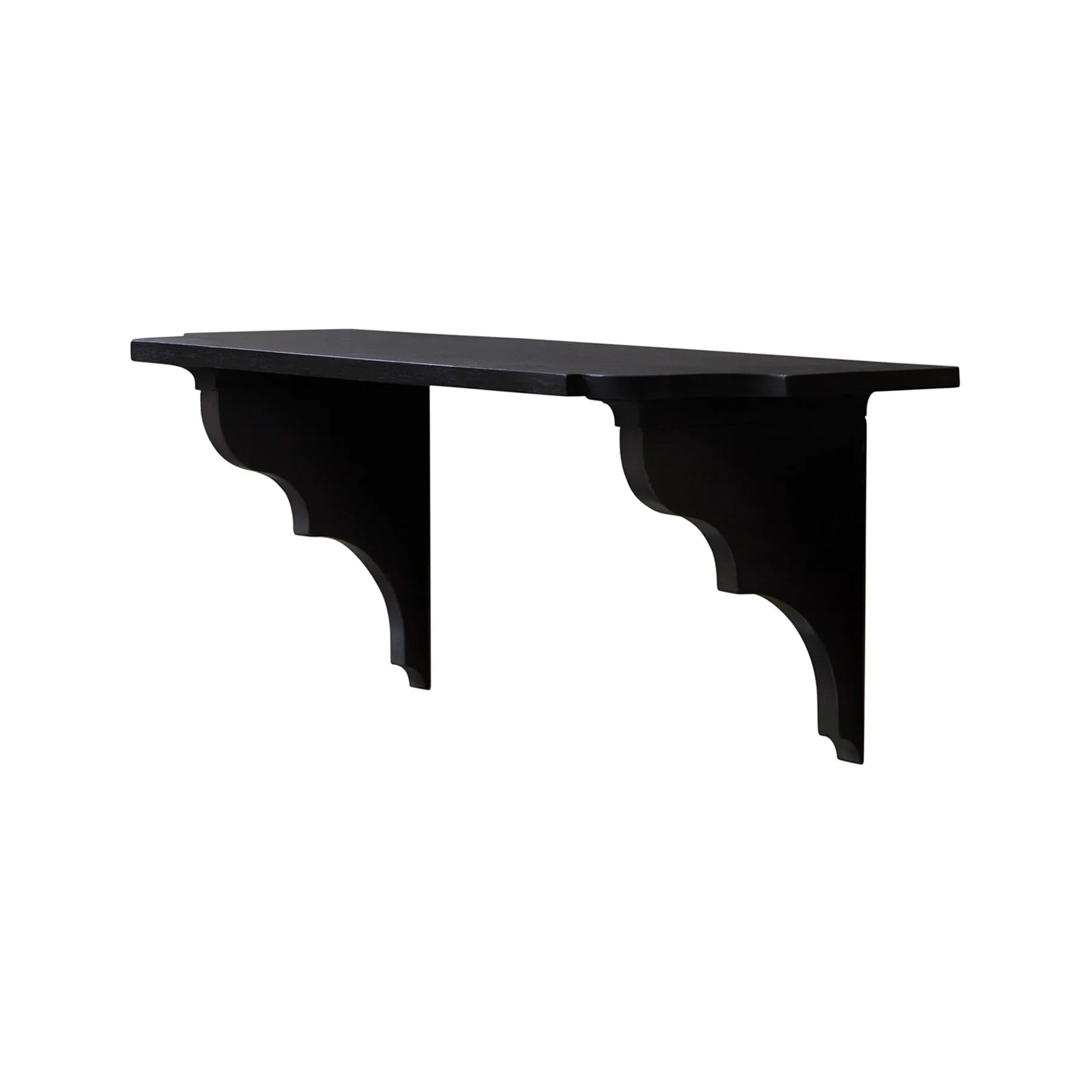 Arlette Shelf (Size 2) - Black Waxed Finish