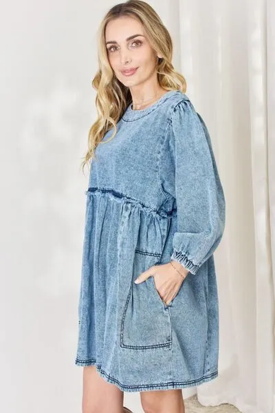 Babydoll Denim Dress