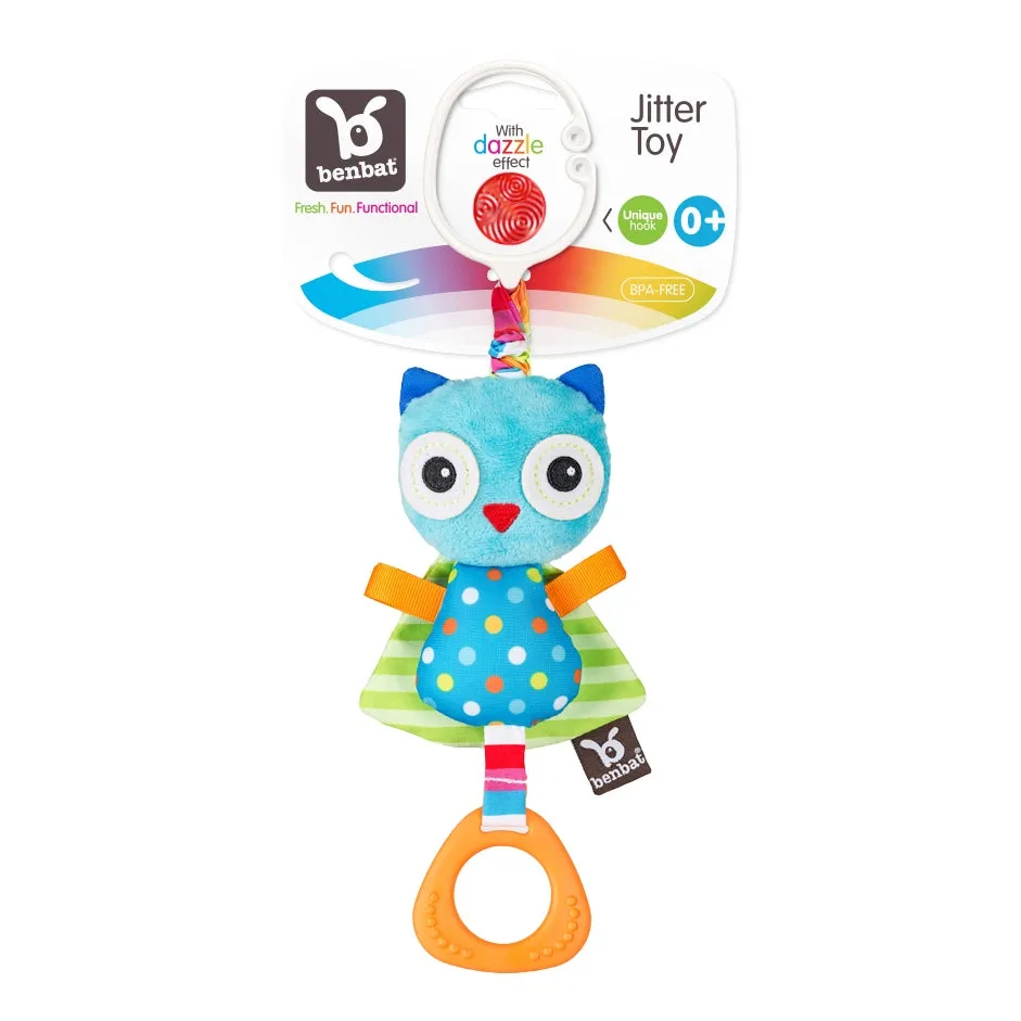 Benbat - Travel Jitters Dazzle Friends Owl