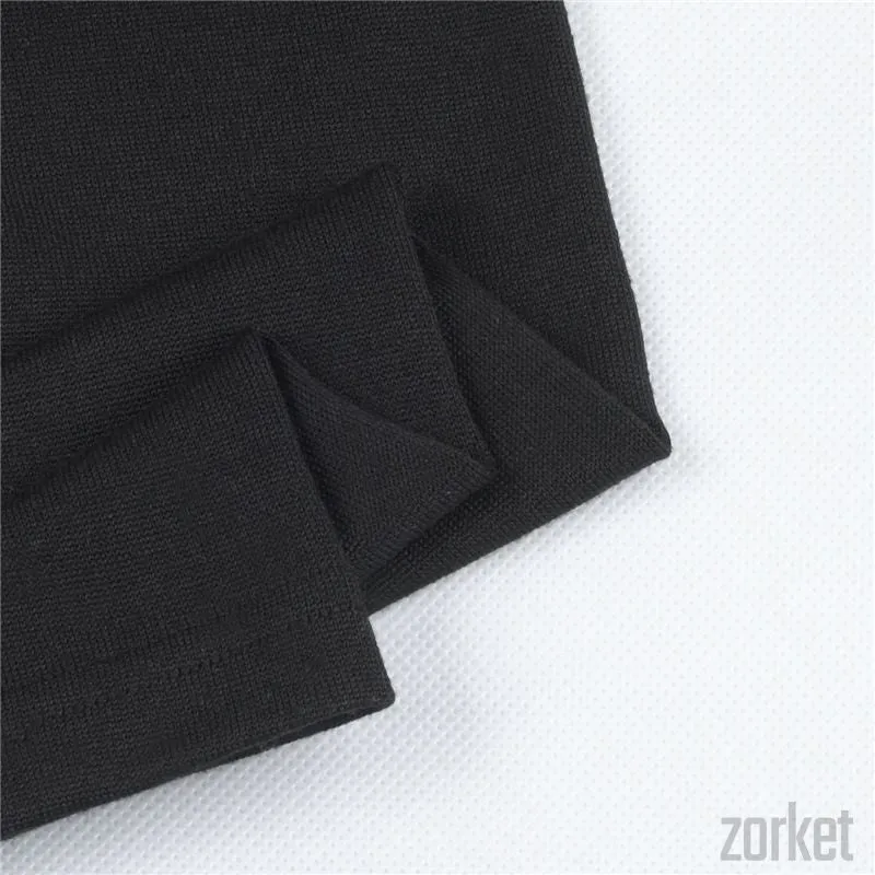 Black V-Neck Bodycon Dress