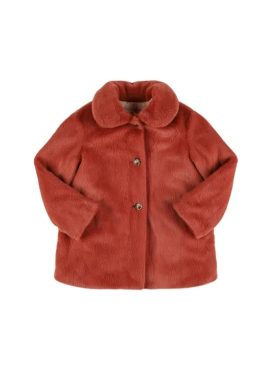 Bonpoint   Poly faux fur coat 