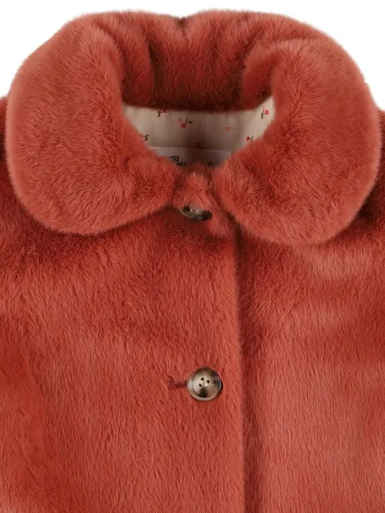 Bonpoint   Poly faux fur coat 