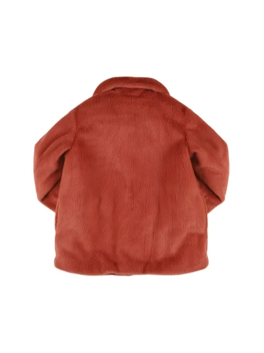Bonpoint   Poly faux fur coat 