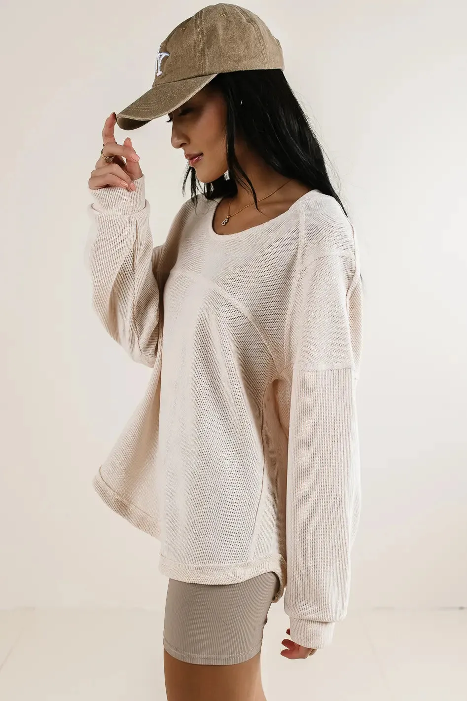 Brianna Oversized Knit Top - FINAL SALE