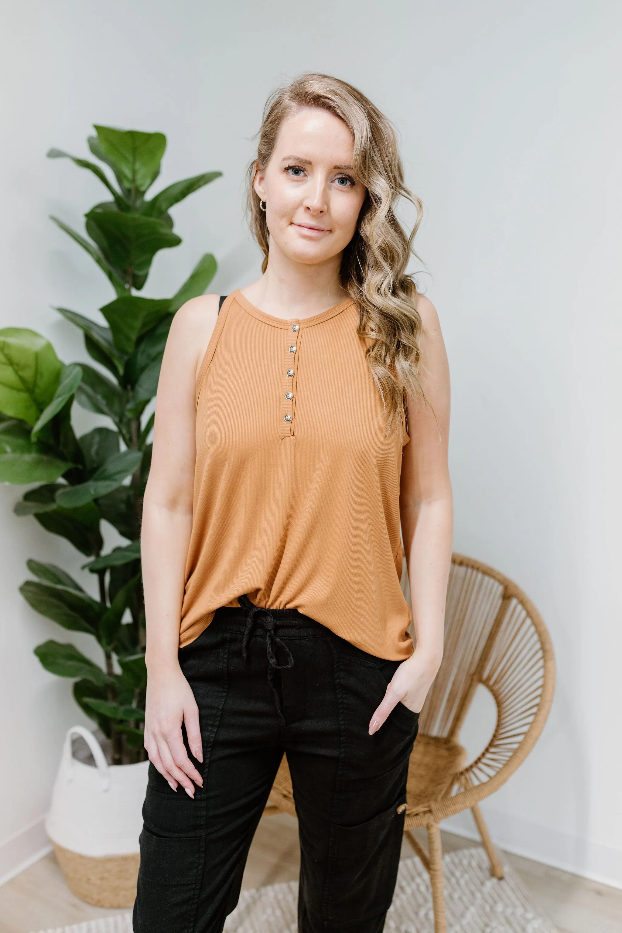Carolina Tank Top - Gold