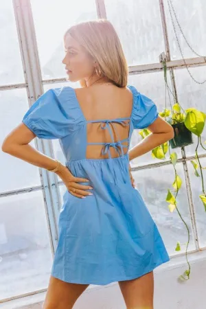 Cheers To Summer Mini Babydoll Puff Sleeve Dress