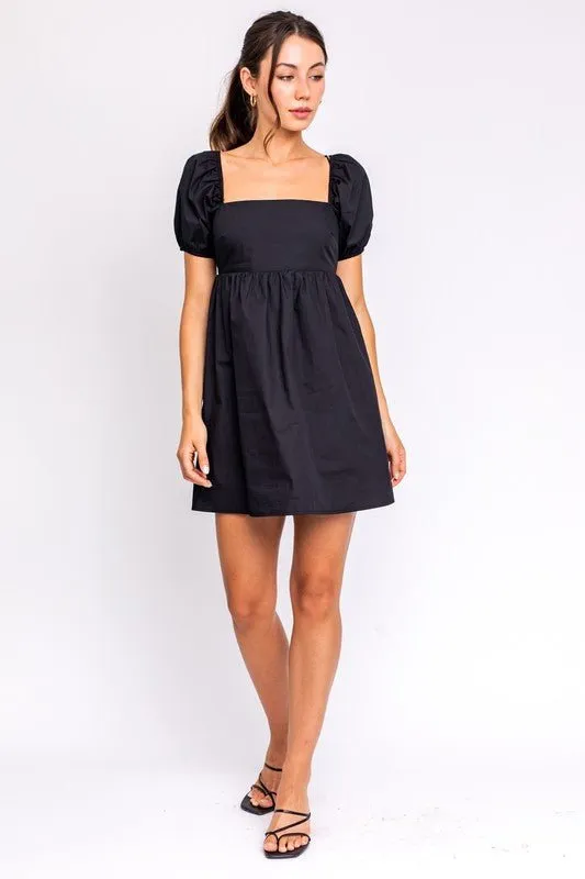 Cheers To Summer Mini Babydoll Puff Sleeve Dress