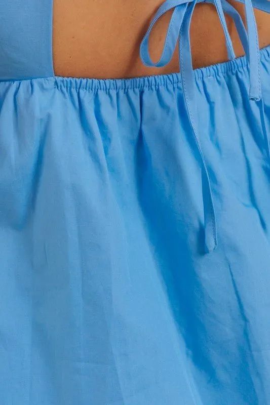 Cheers To Summer Mini Babydoll Puff Sleeve Dress