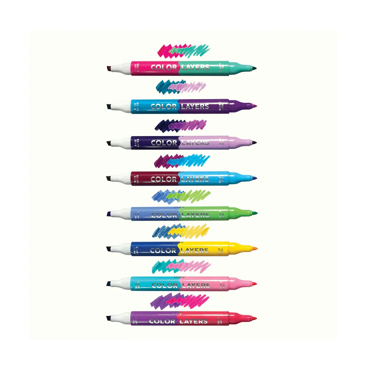 Color Layers Double-Ended Markers