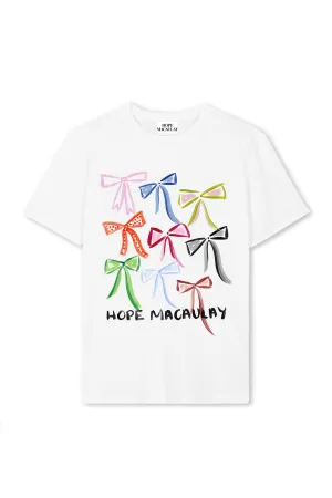 Colourful Bow Oversized T-shirt