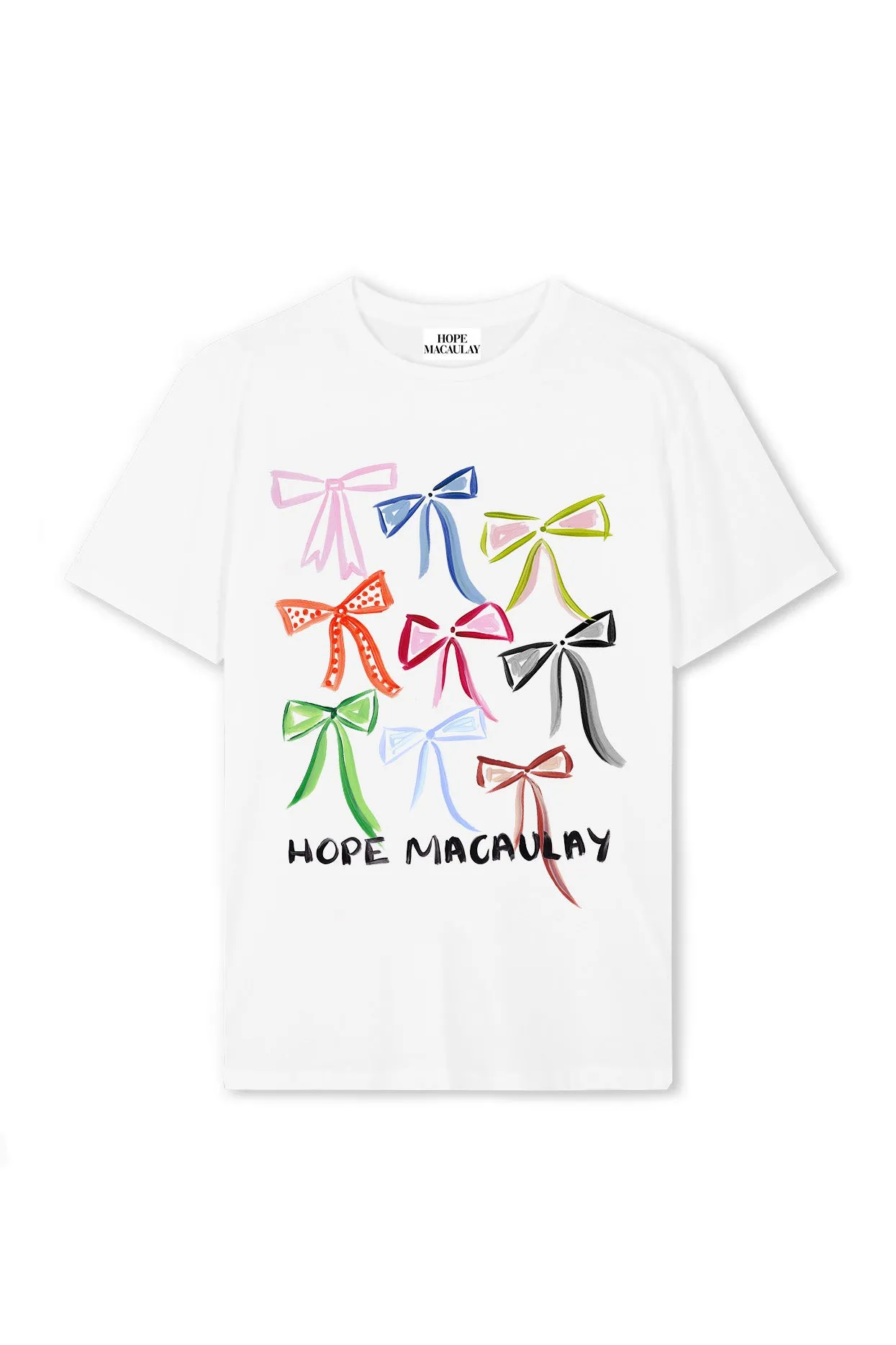 Colourful Bow Oversized T-shirt
