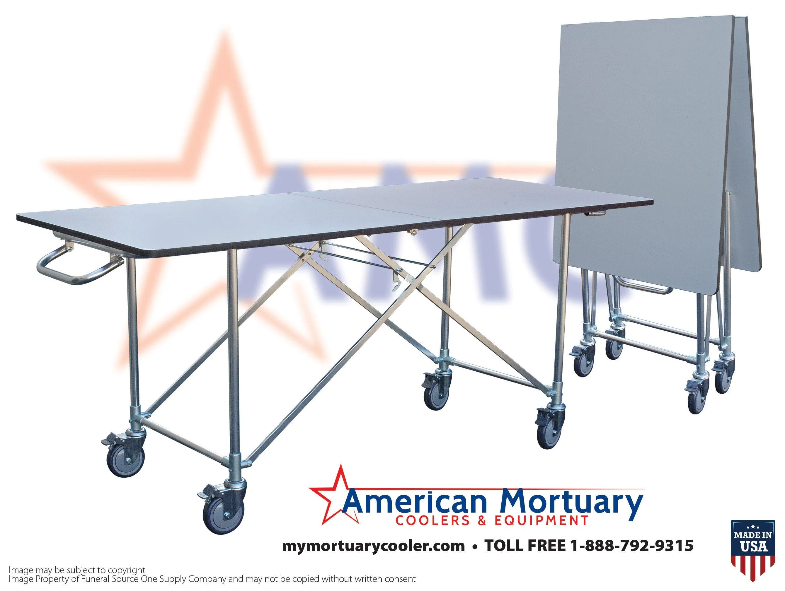 Embalming table   1 Xl dressing table   1 standard dressing table (Combo Pack)