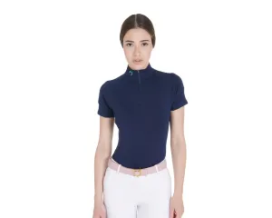 Equestro Ladies Base Layer Slim-fit Short Sleeve Top