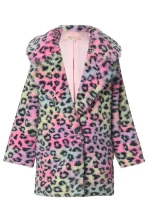 FAUX FUR COAT (B34245)