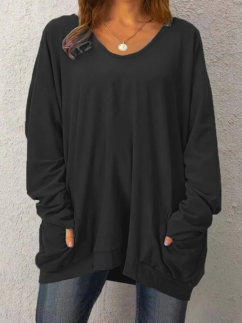 Finley - Oversized Top With Pockets