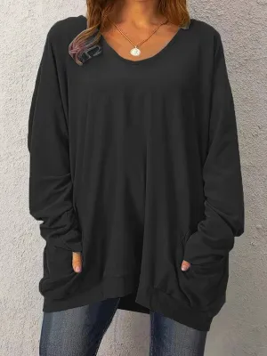 Finley - Oversized Top With Pockets