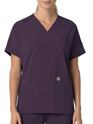 Force Cross-Flex - Women's Oversized V-Neck Scrub Top