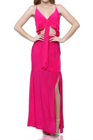 Front Slit Maxi Dress for Women