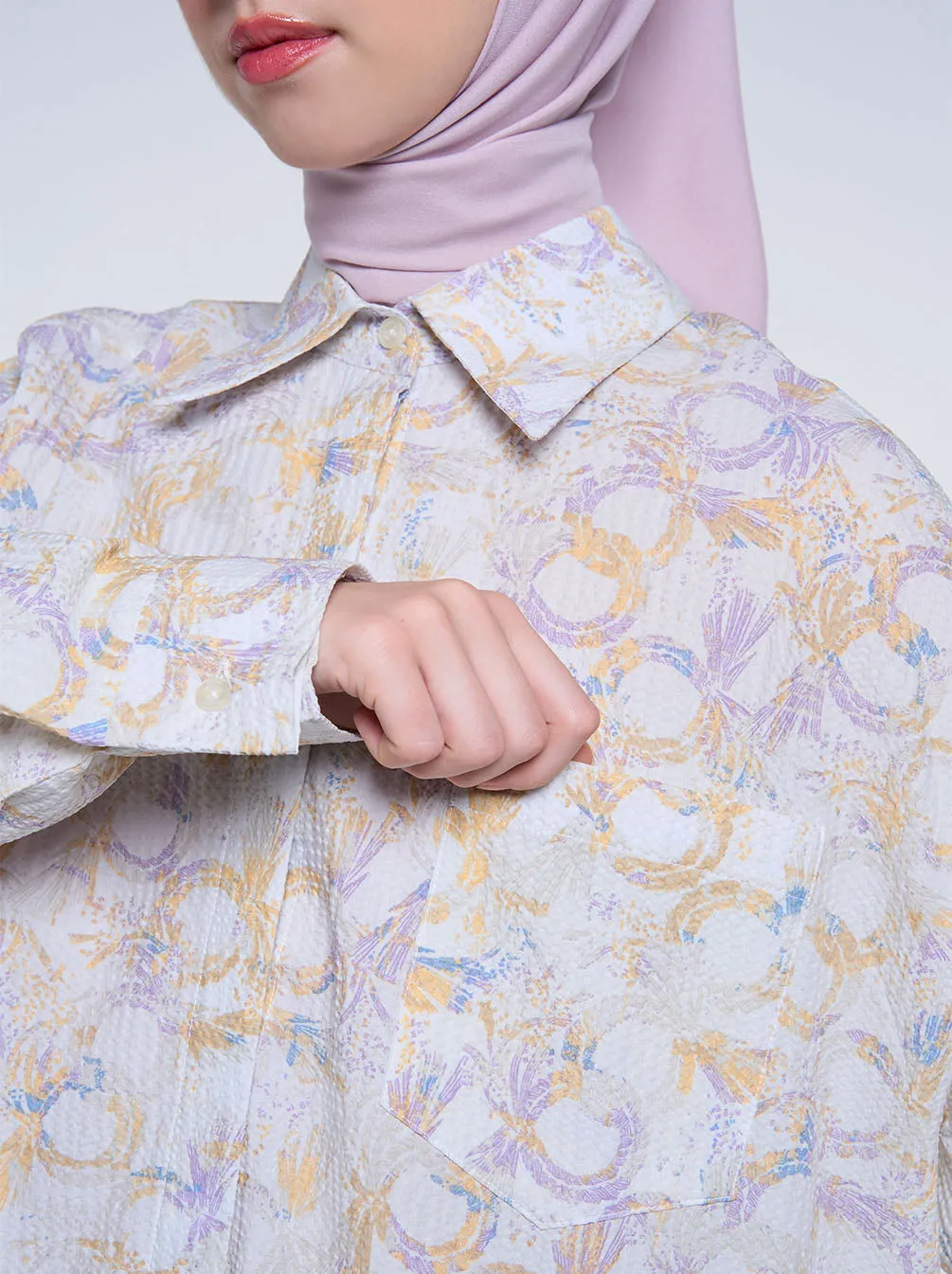 GEA OVERSIZED TOP IVORY