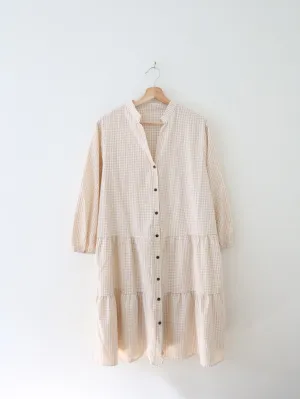 Gingham Babydoll Dress (L)