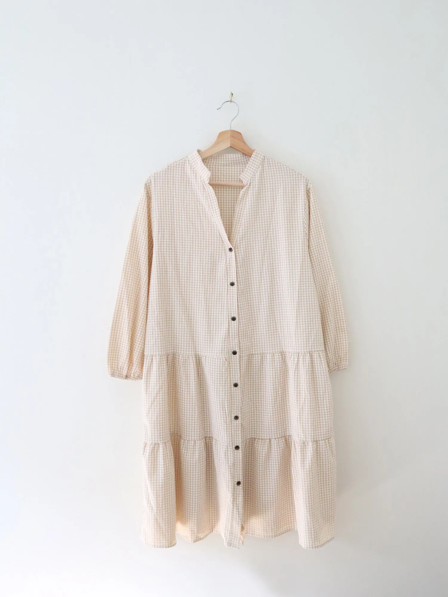 Gingham Babydoll Dress (L)