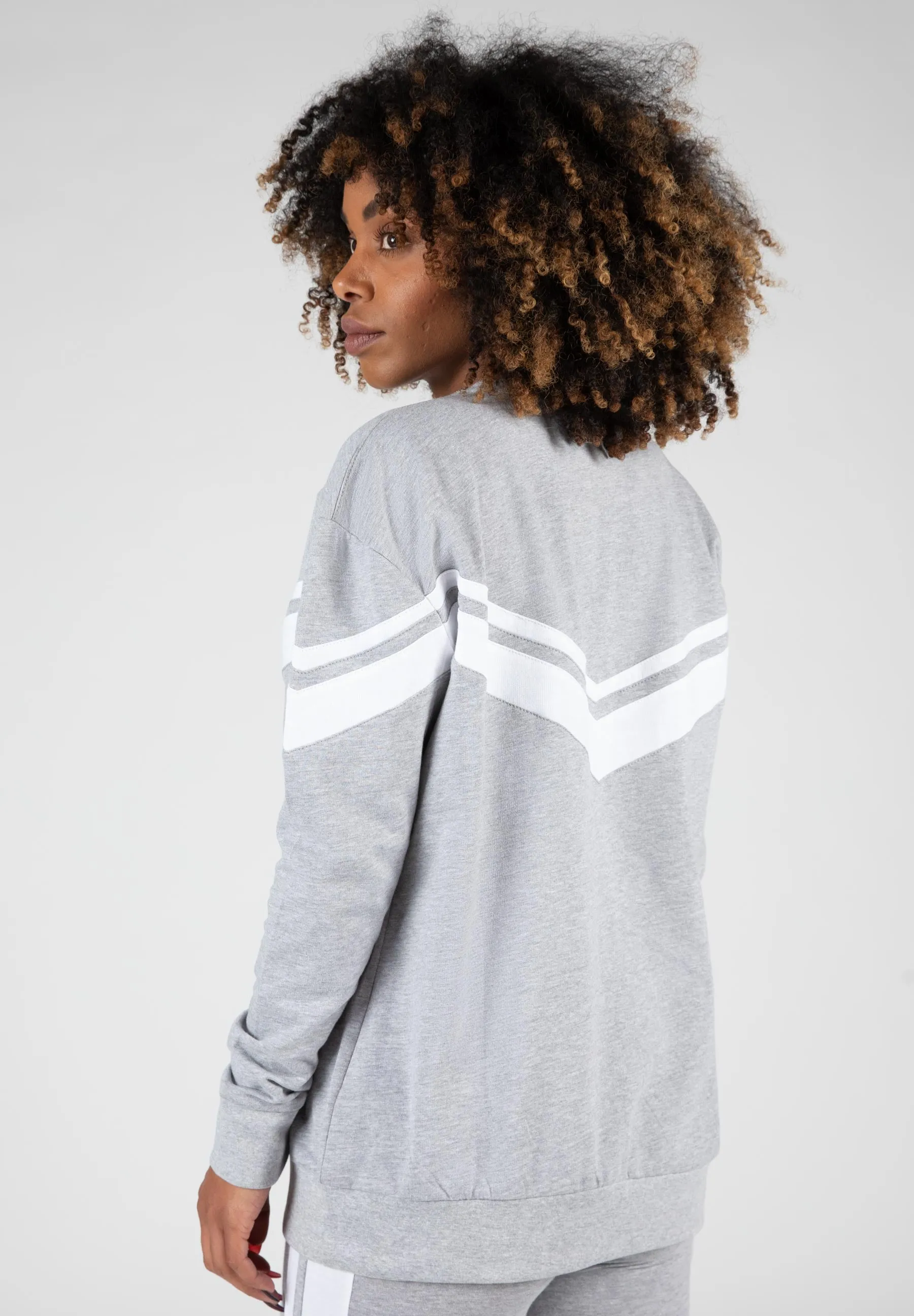 Hailey Oversized Sweatshirt - Gray Melange