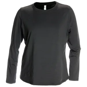 Ideology Black Long Sleeve Base Layer Knit Top