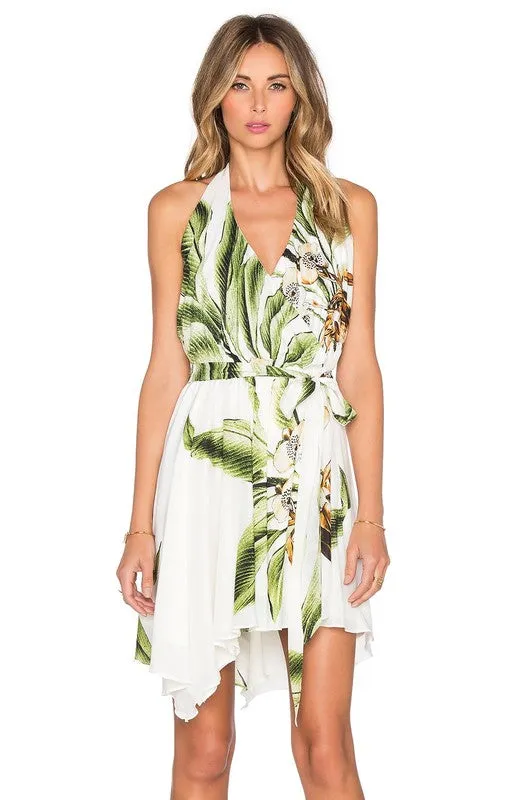 IRSIA BABYDOLL DRESS (GREEN)-VD1072