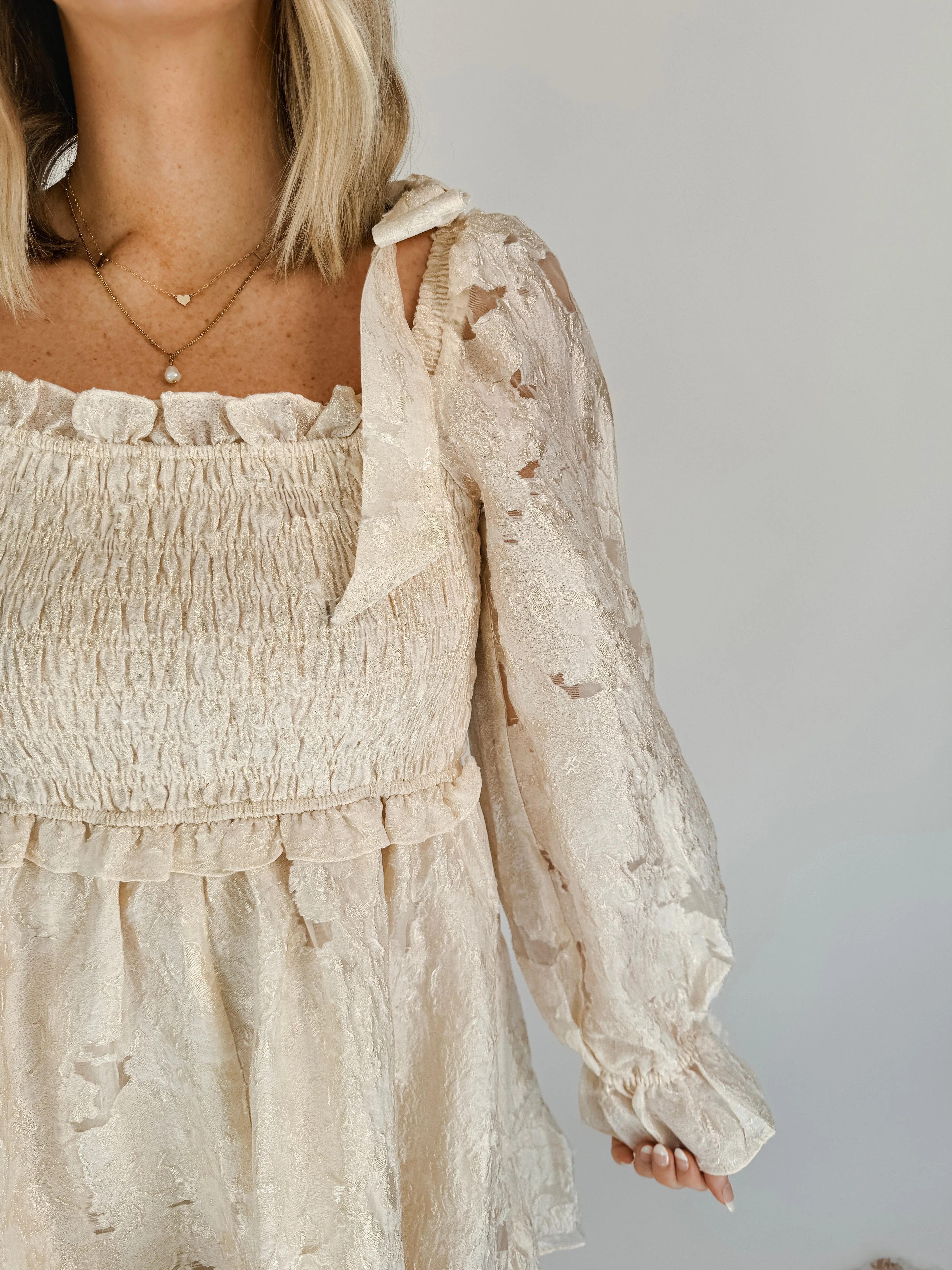 Ivy Smocked Baby Doll Dress