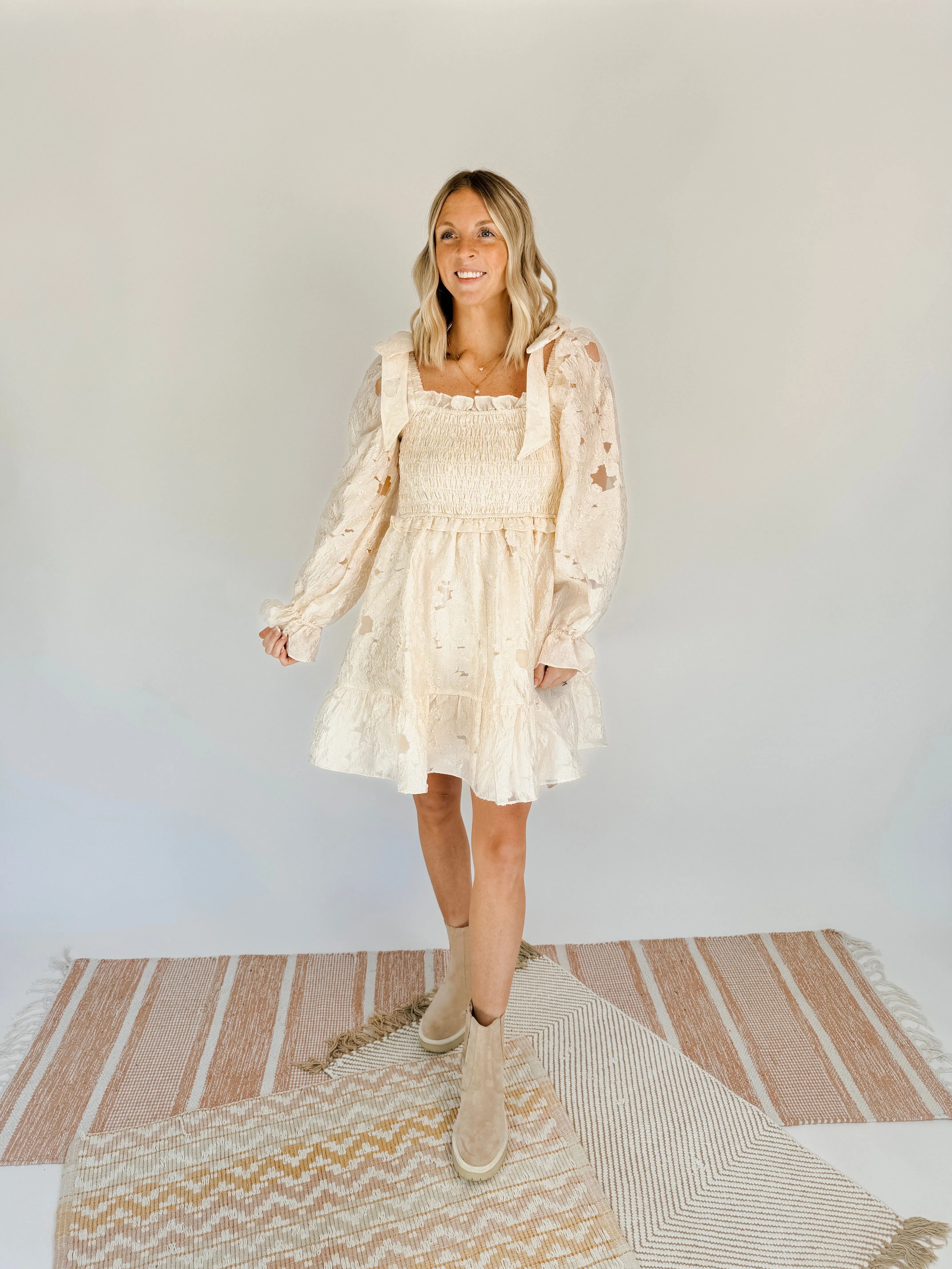 Ivy Smocked Baby Doll Dress