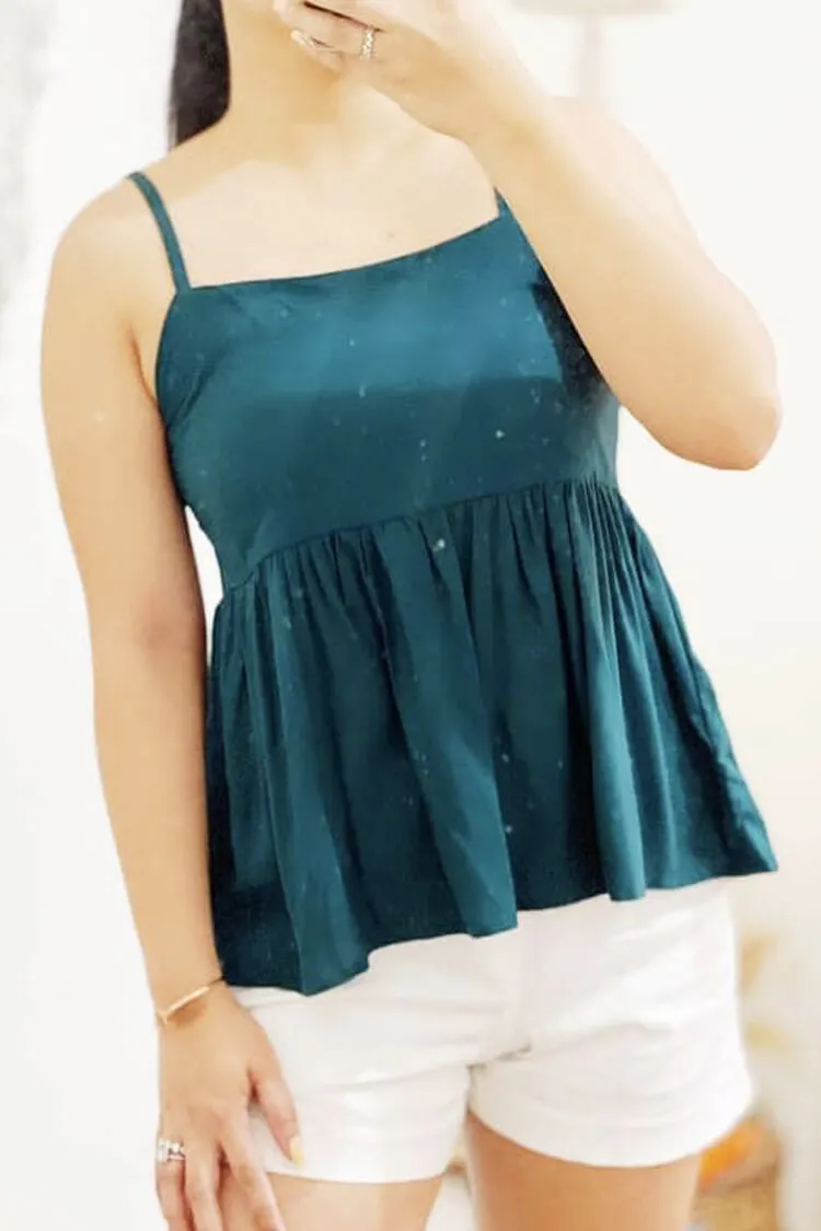 Jenny Babydoll Linen Top