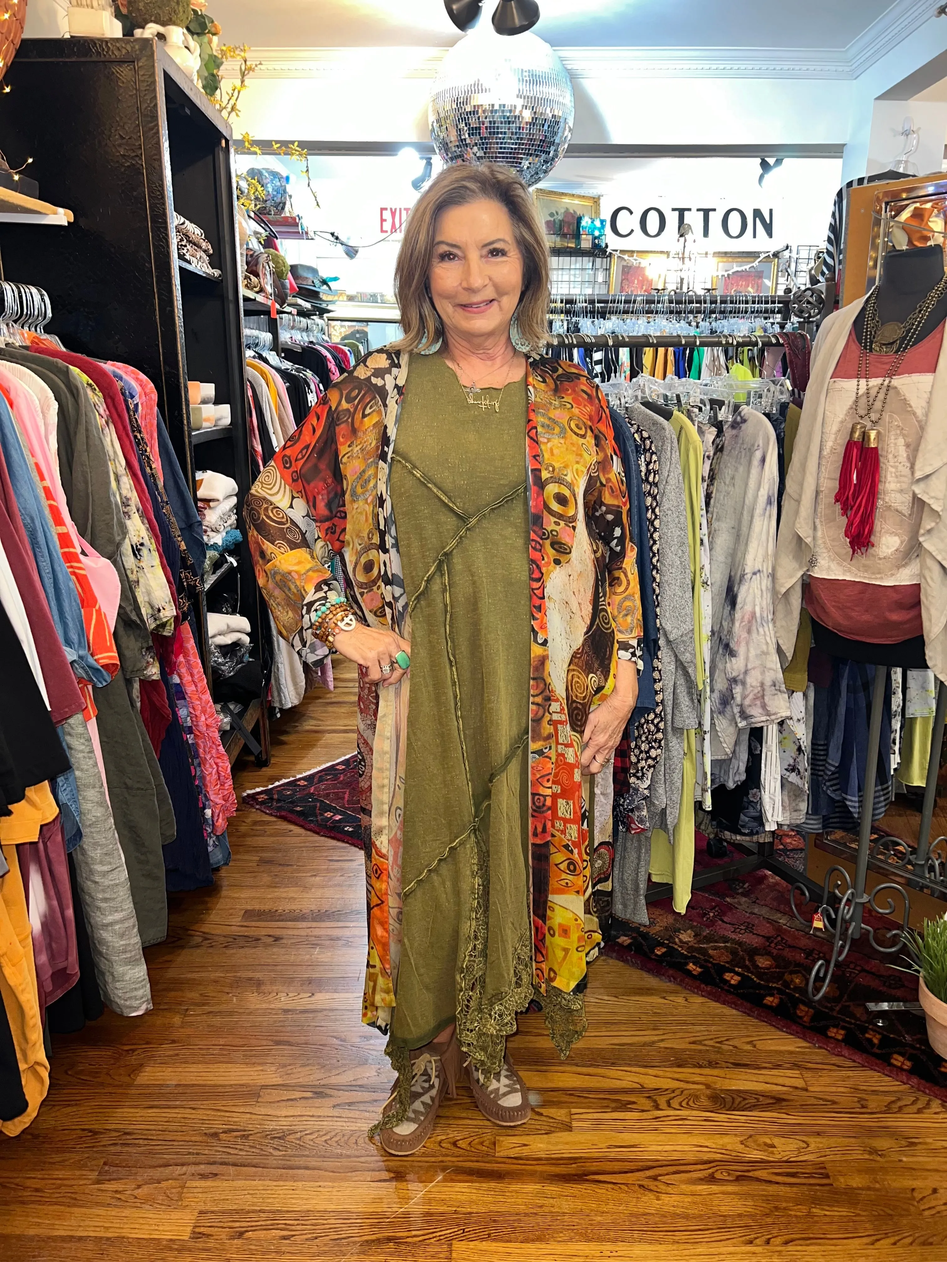 JG- Layer It Up Dress-OLIVE
