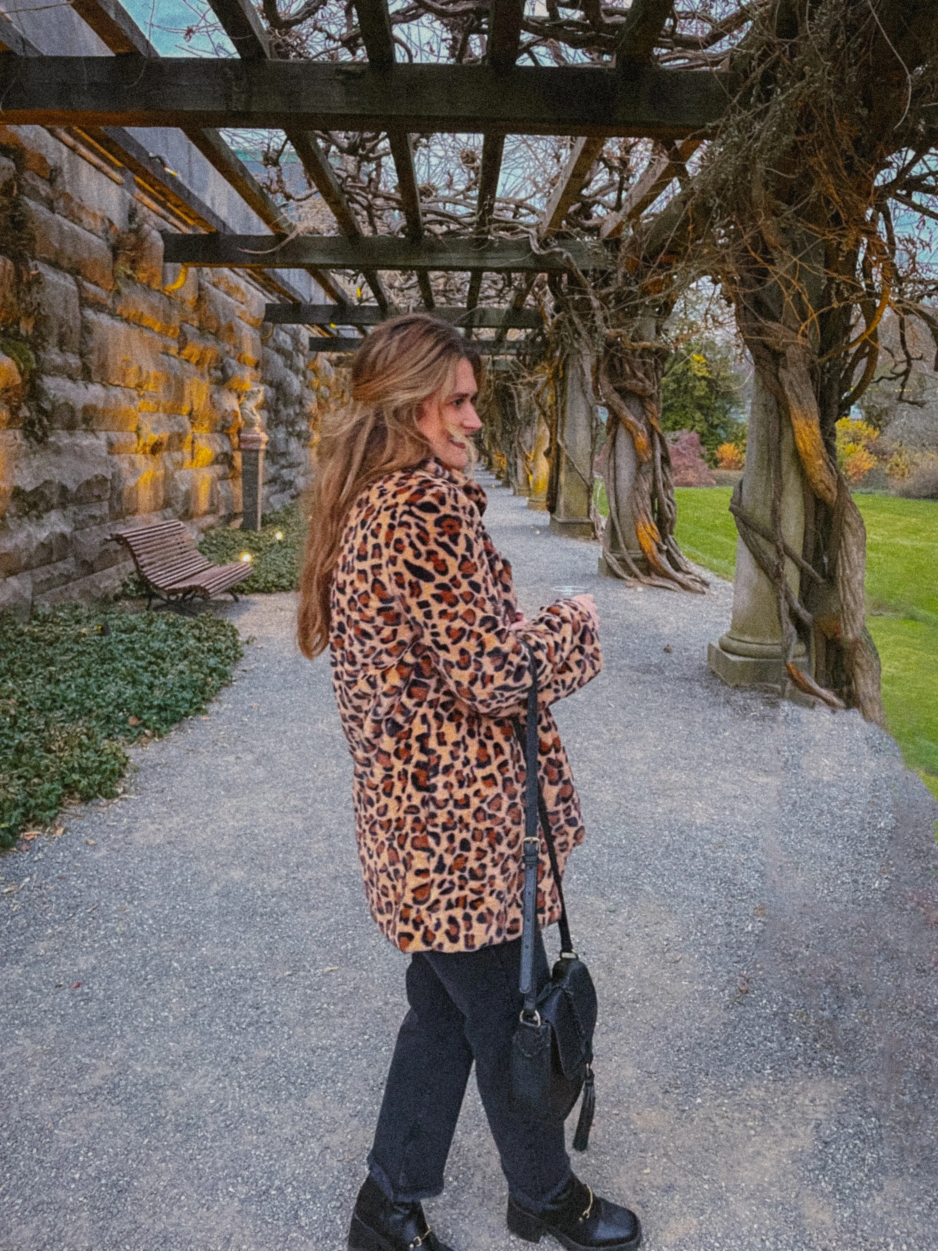 Leopard Faux Fur Teddy Coat