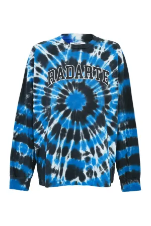 Long Sleeve Tie Dye Radarte Oversize Shirt
