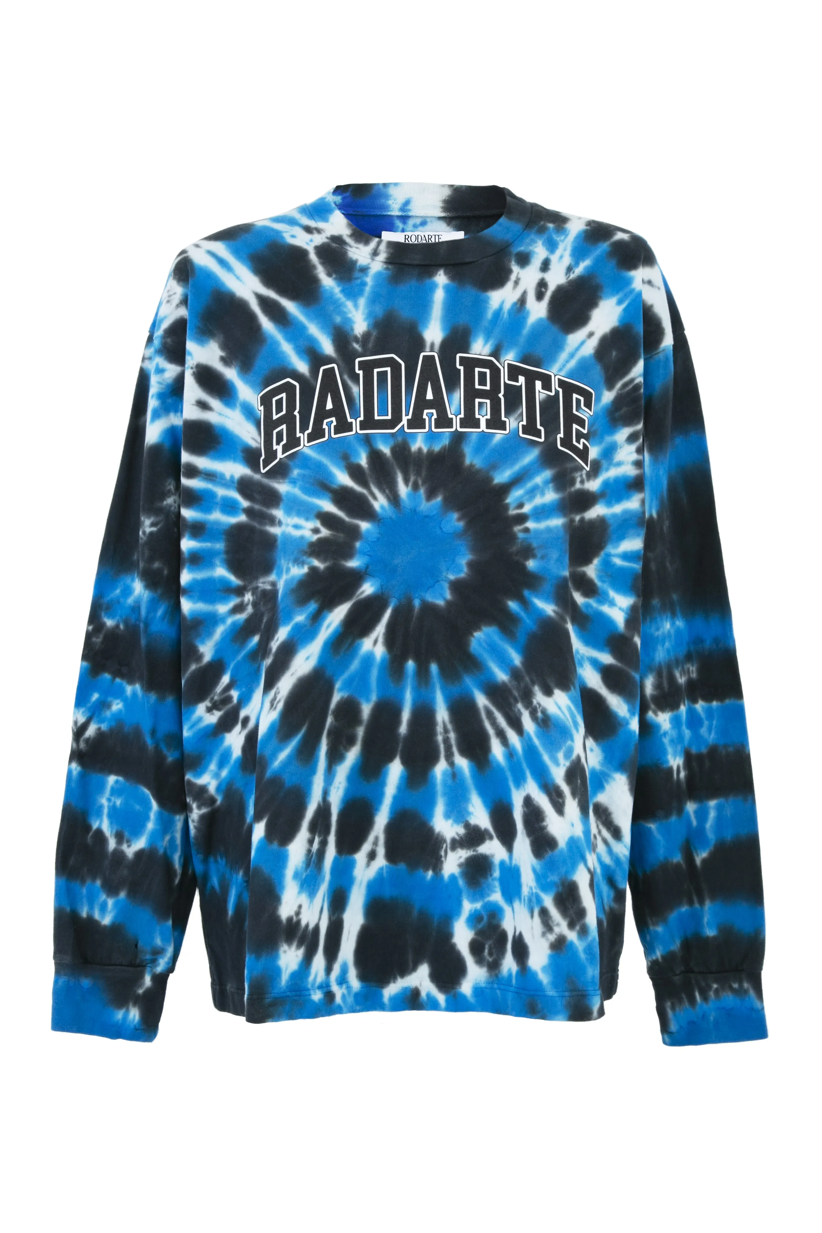 Long Sleeve Tie Dye Radarte Oversize Shirt