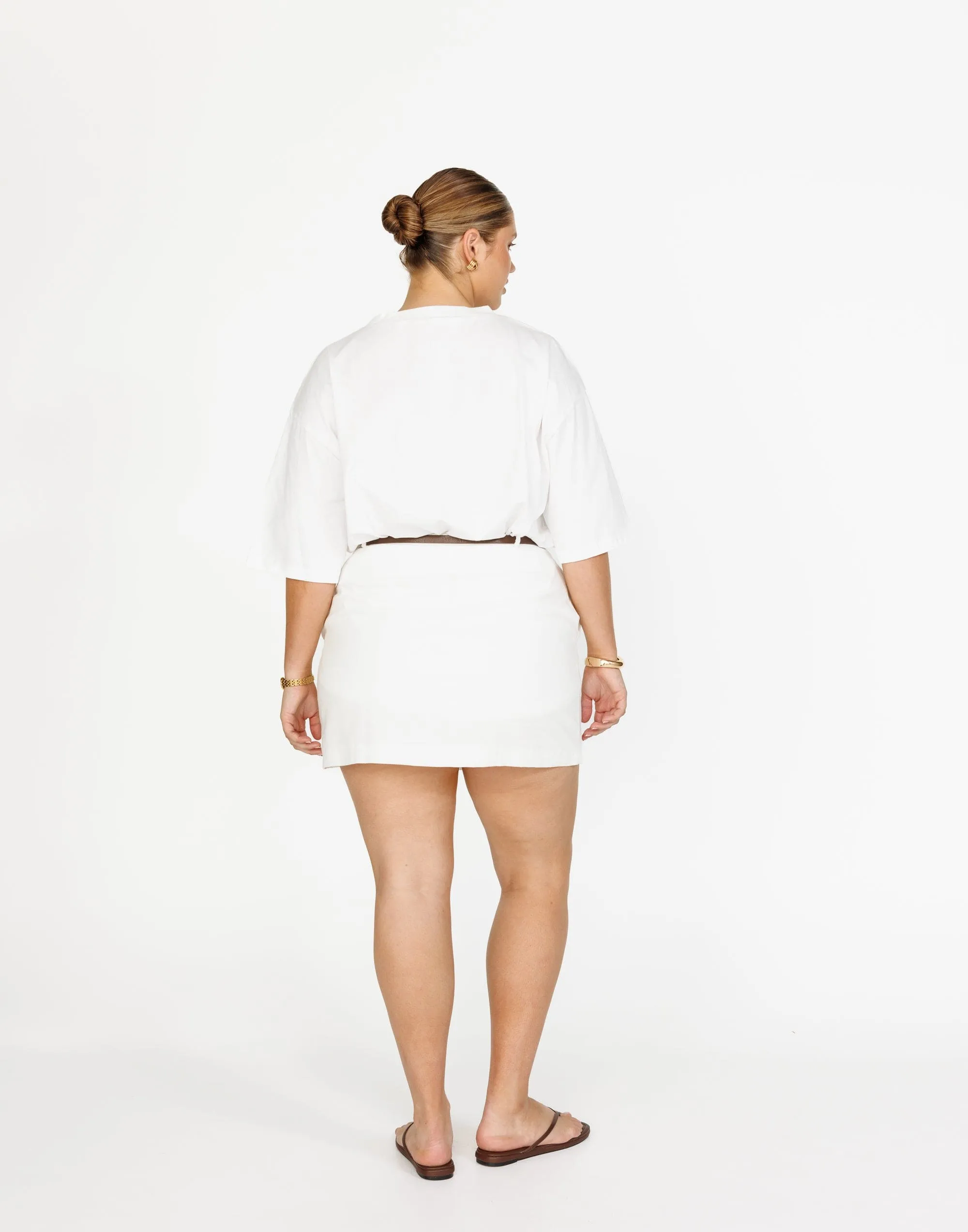 Luca Oversized Tee (White)