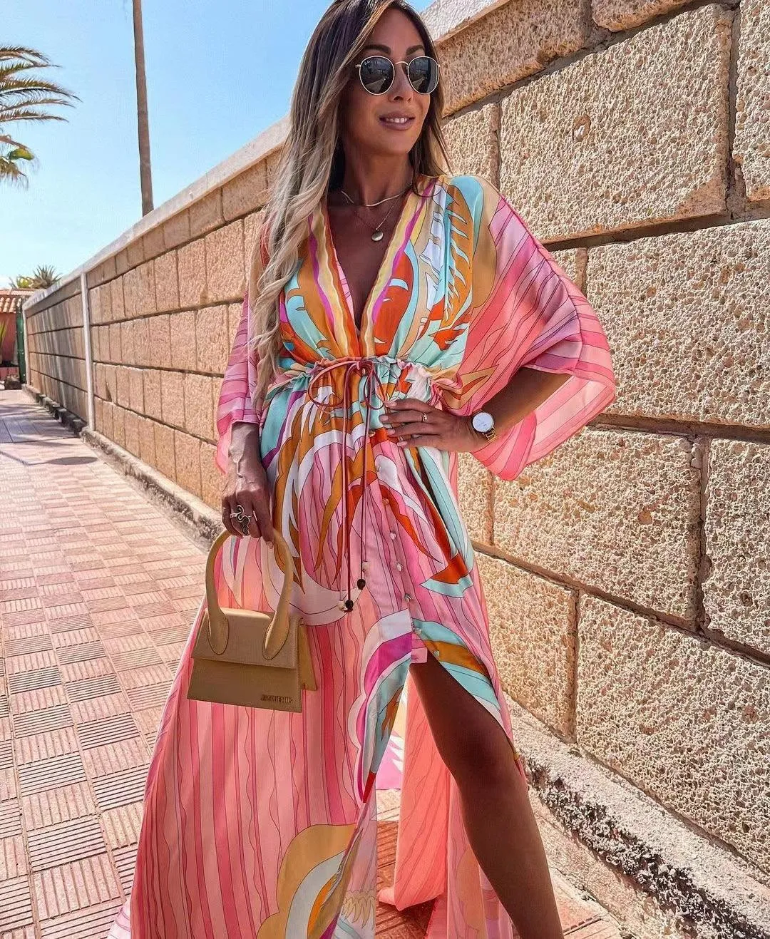 Marcel Dress: Pink