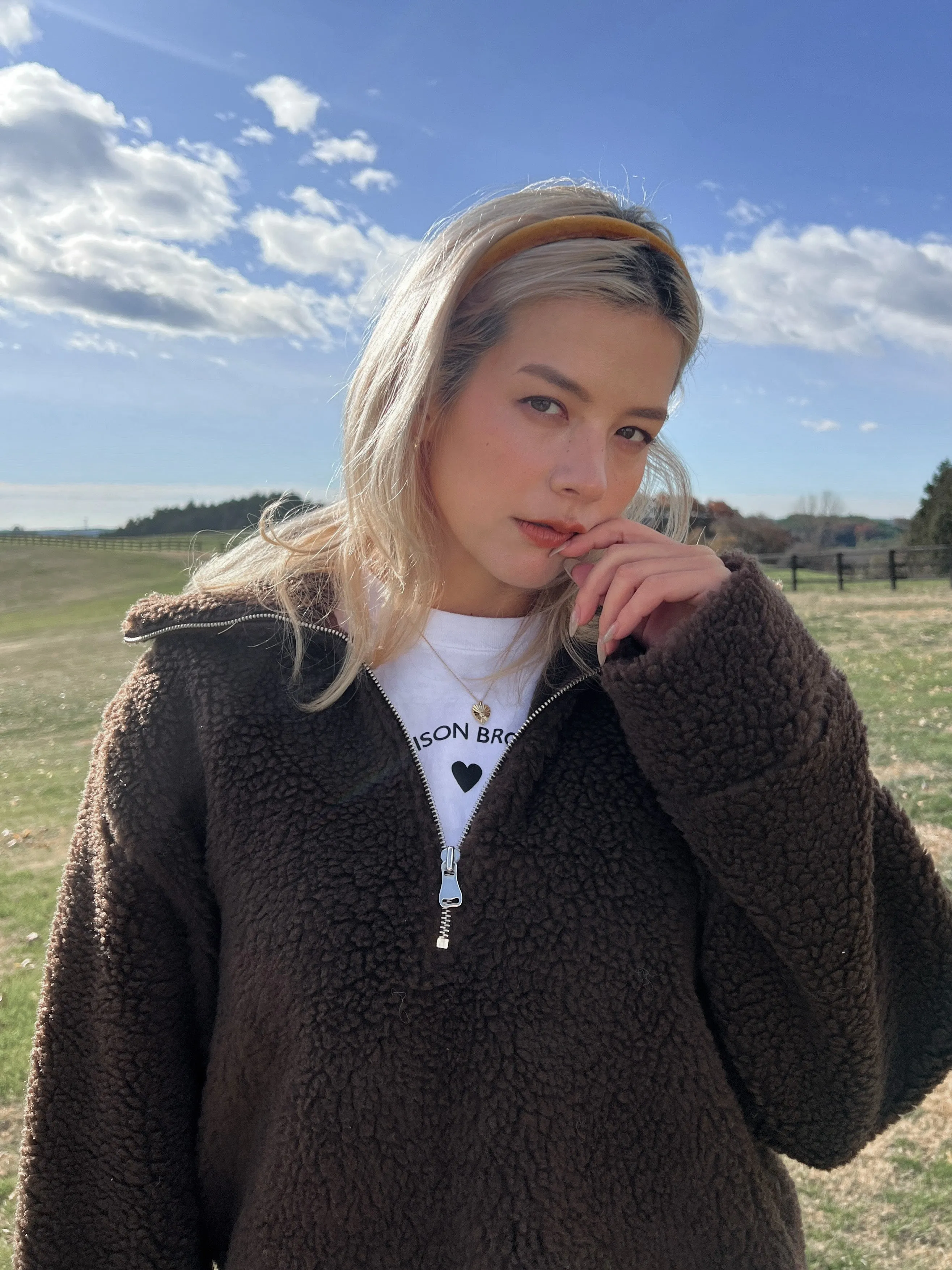 Oversized Boa Top