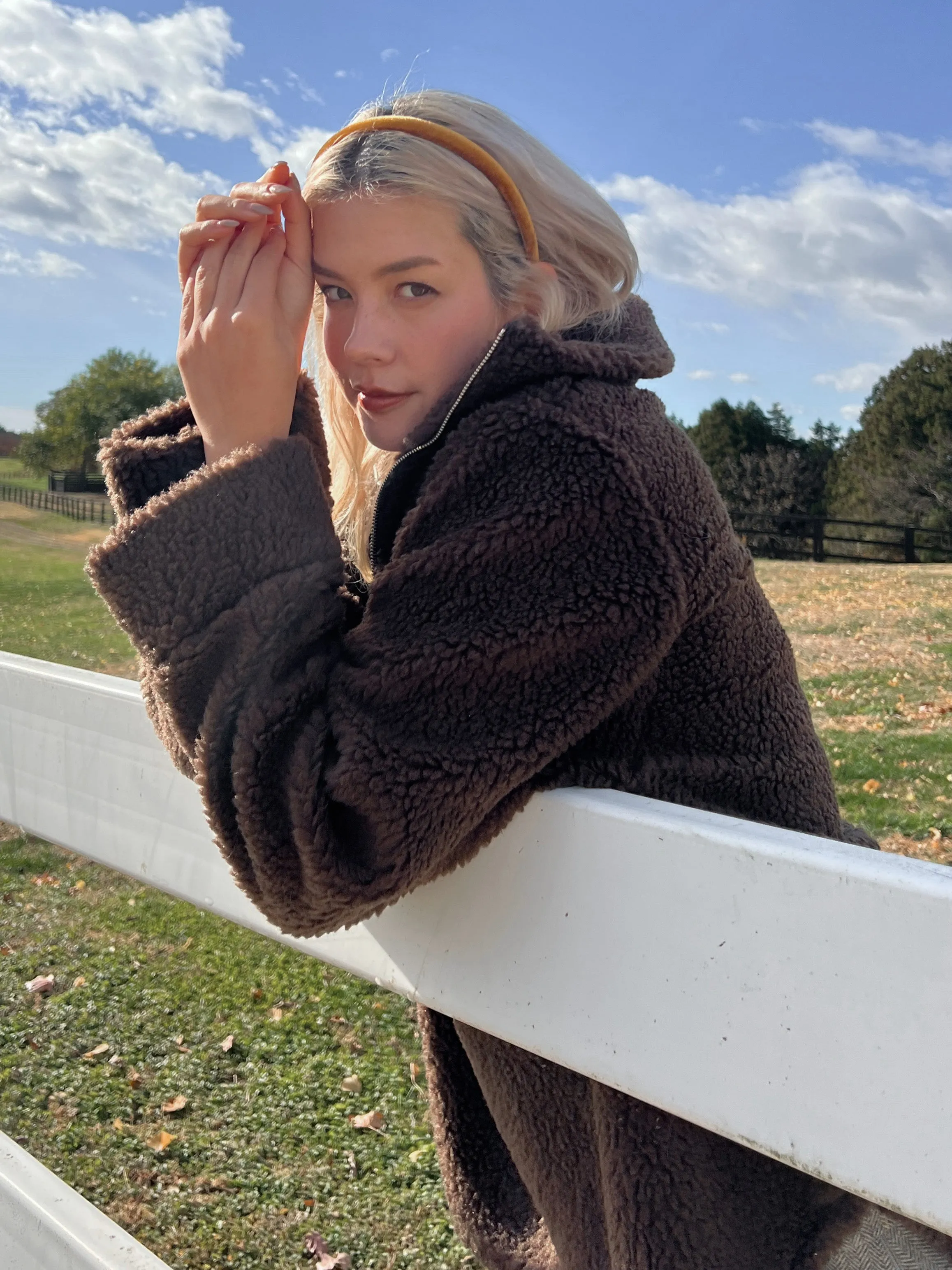 Oversized Boa Top