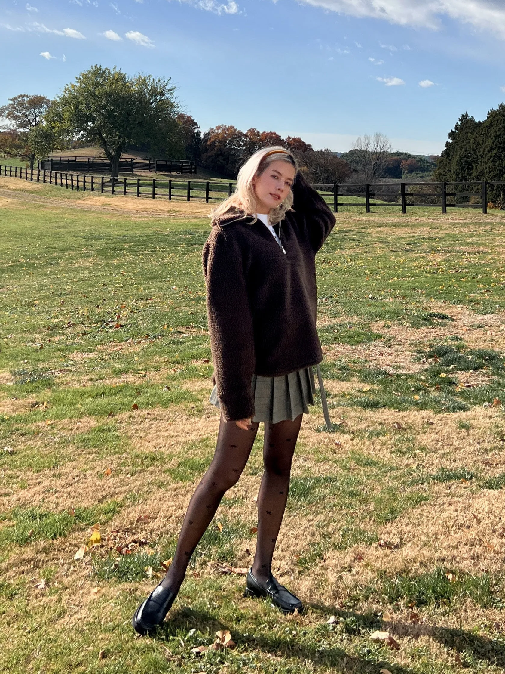 Oversized Boa Top