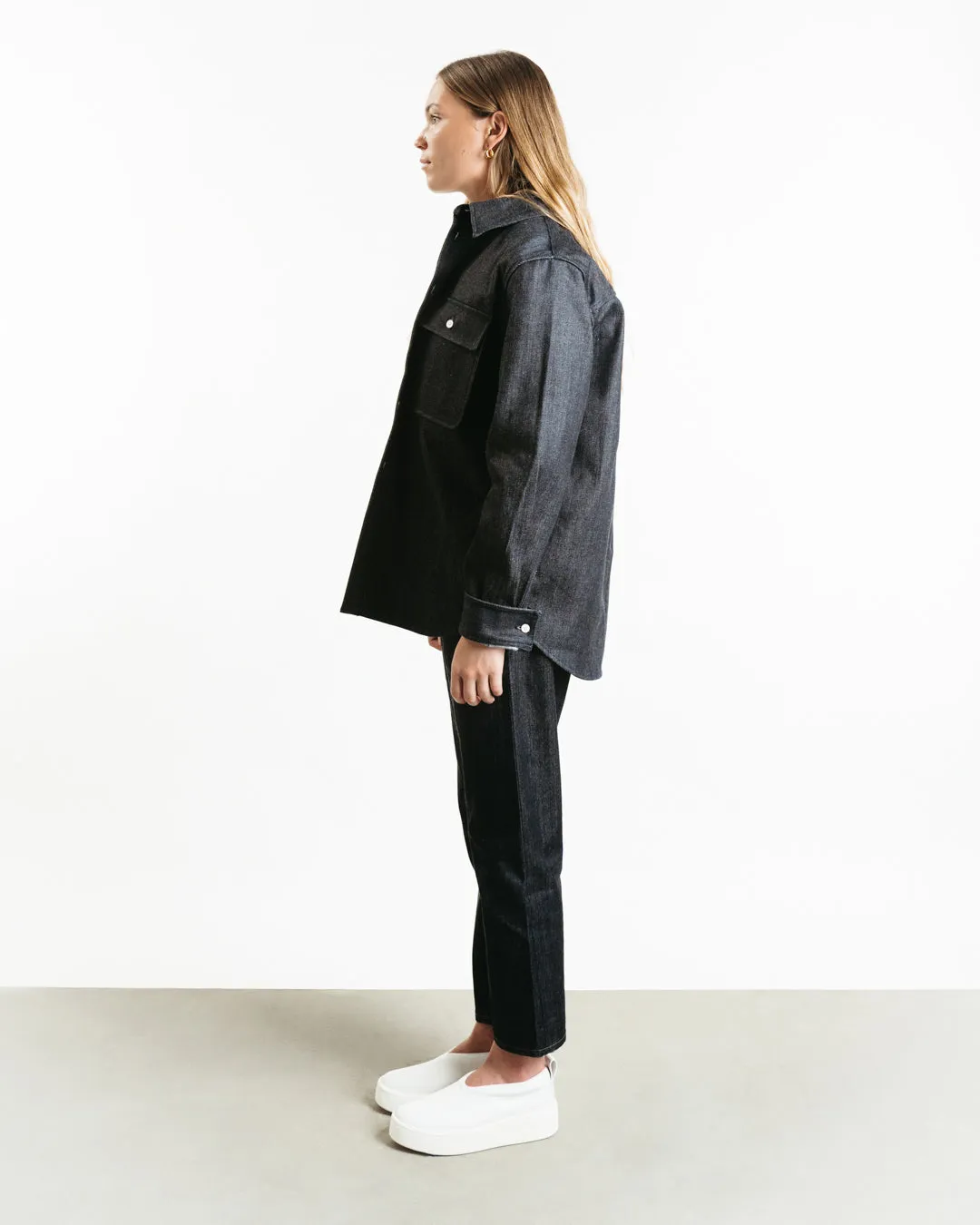 Oversized Denim Workwear Shirt