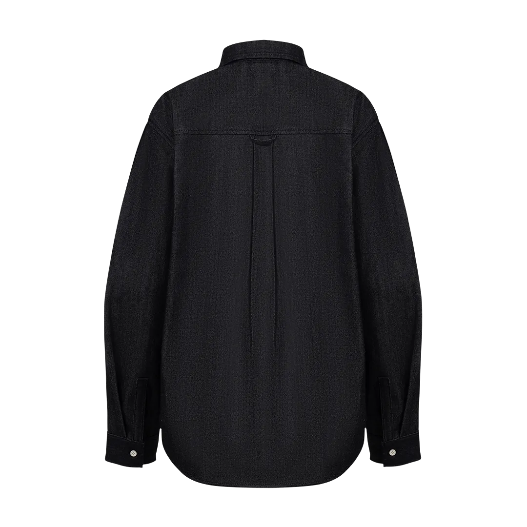 Oversized Denim Workwear Shirt