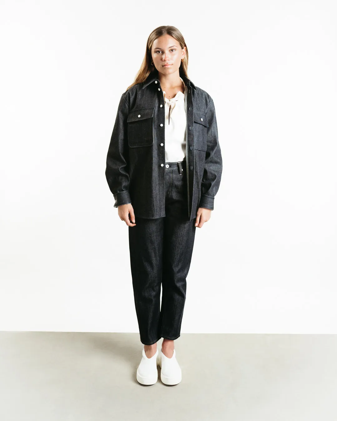 Oversized Denim Workwear Shirt