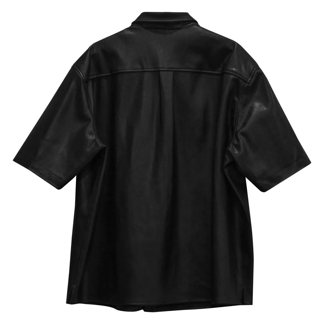 OVERSIZED LEATHER SHIRT