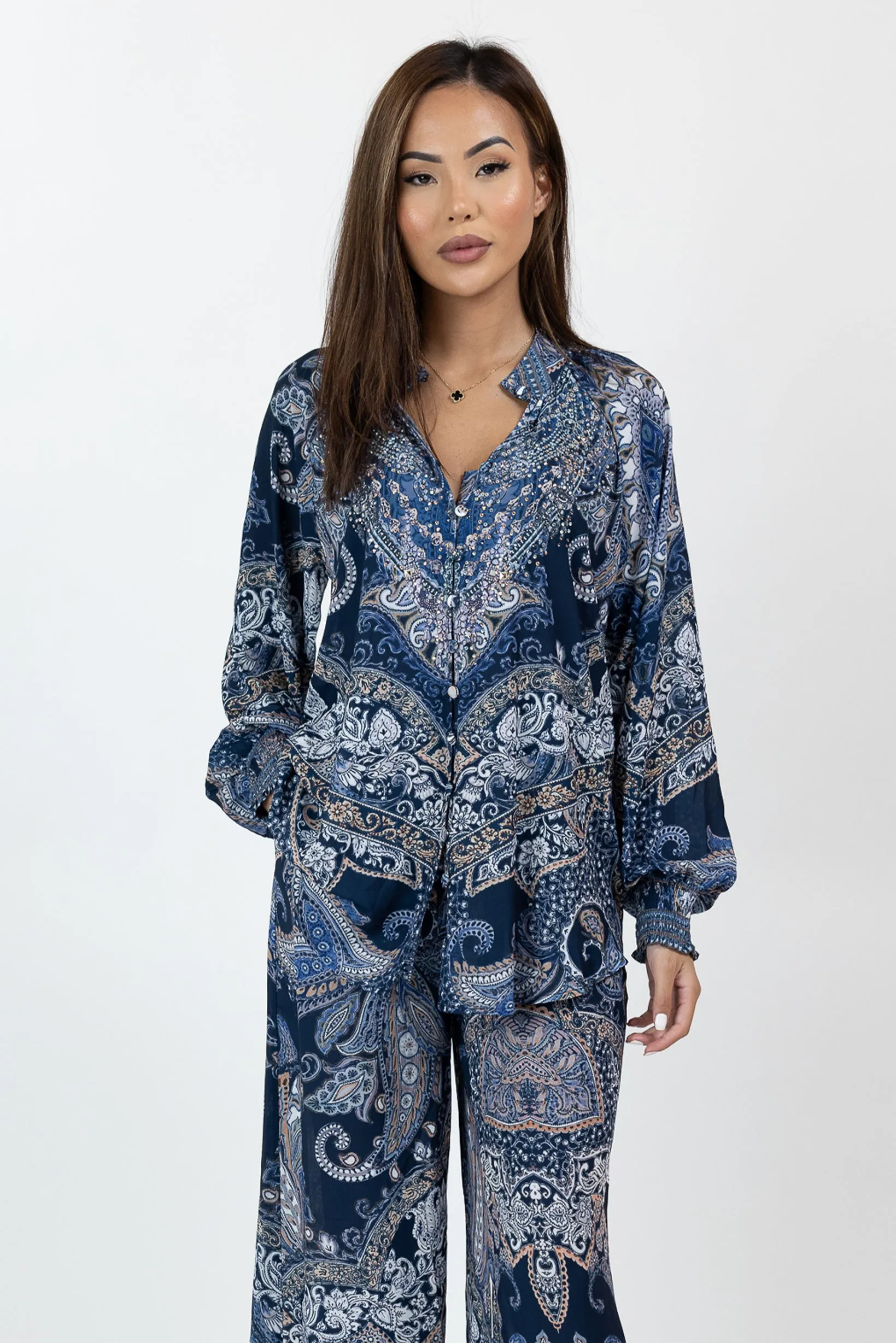 Queen Bee Beaded Top