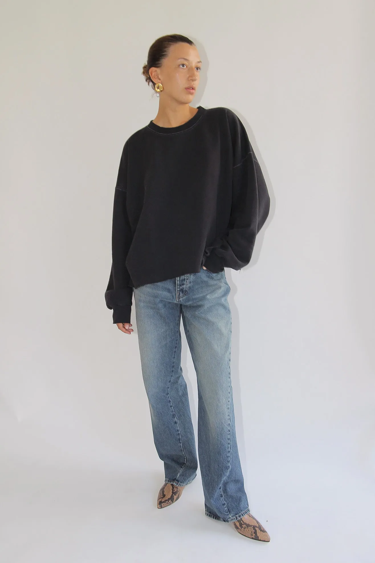 RACHEL COMEY, Fonder Sweatshirt, Charcoal