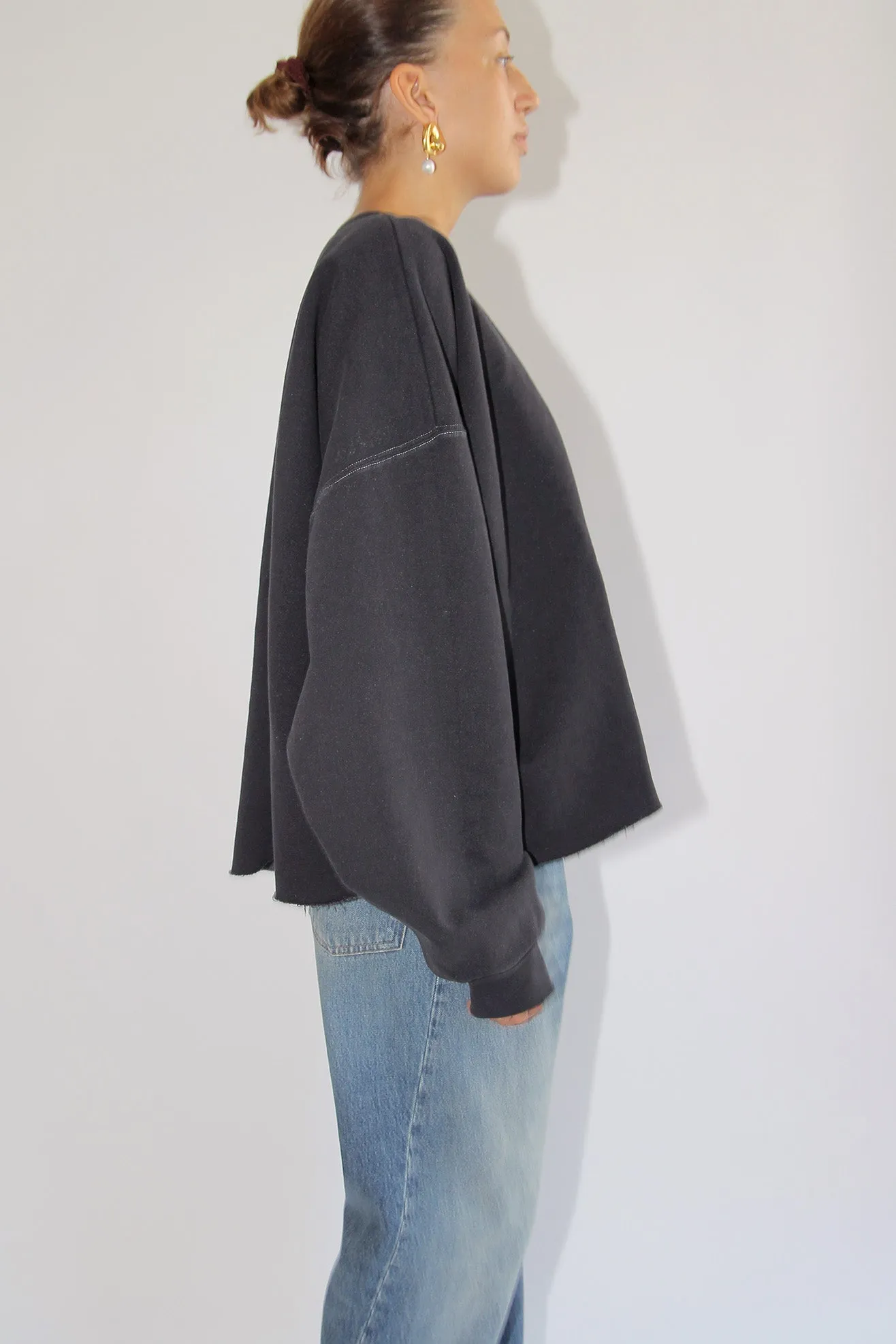 RACHEL COMEY, Fonder Sweatshirt, Charcoal